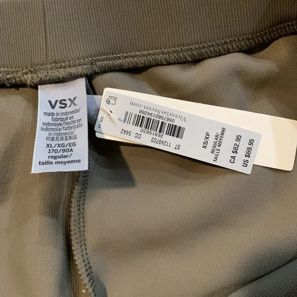 VSX LUXRib Wide-Leg Pant - Terra Olive - Picture 7 of 7